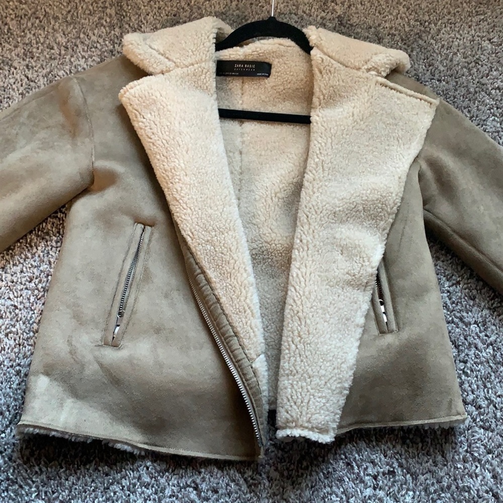 Zara suede jacket